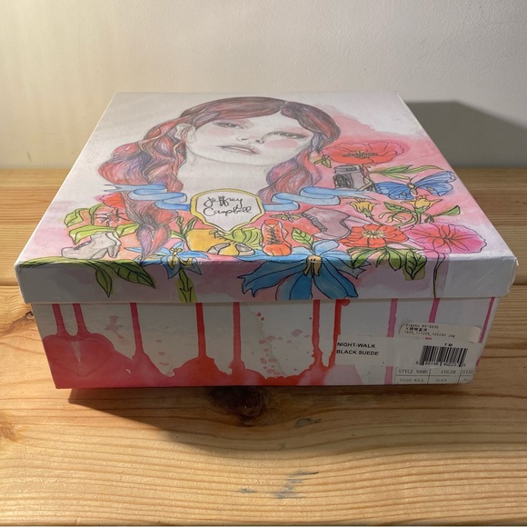 Jeffrey Campbell Night Walk Black Suede size 7.5 - Picture 4 of 5